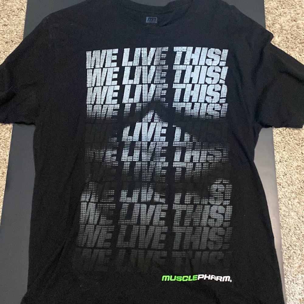 Musclepharm 100%cotton work out shirt